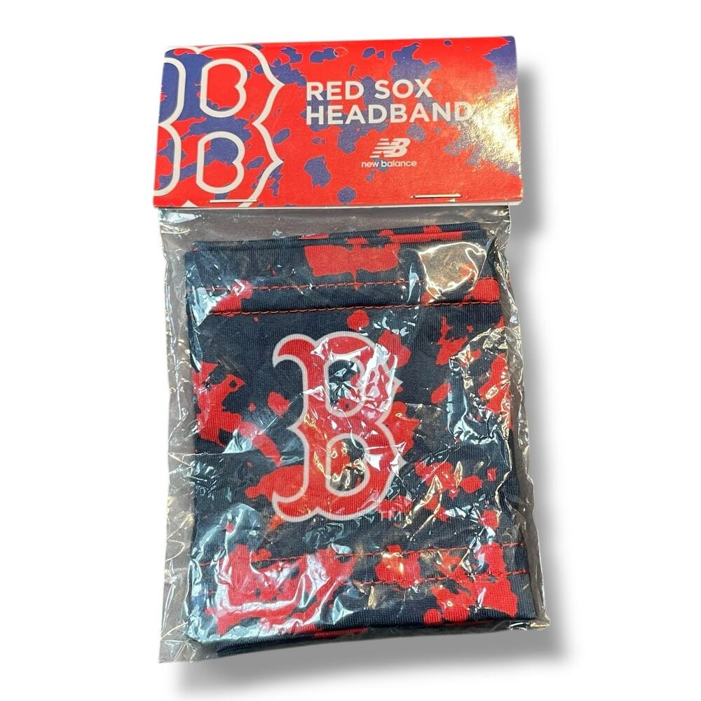 Boston Red Sox New Balance Headband Fenway SGA 5/16/22 Stadium Giveaway Navy Red - Picture 4 of 11